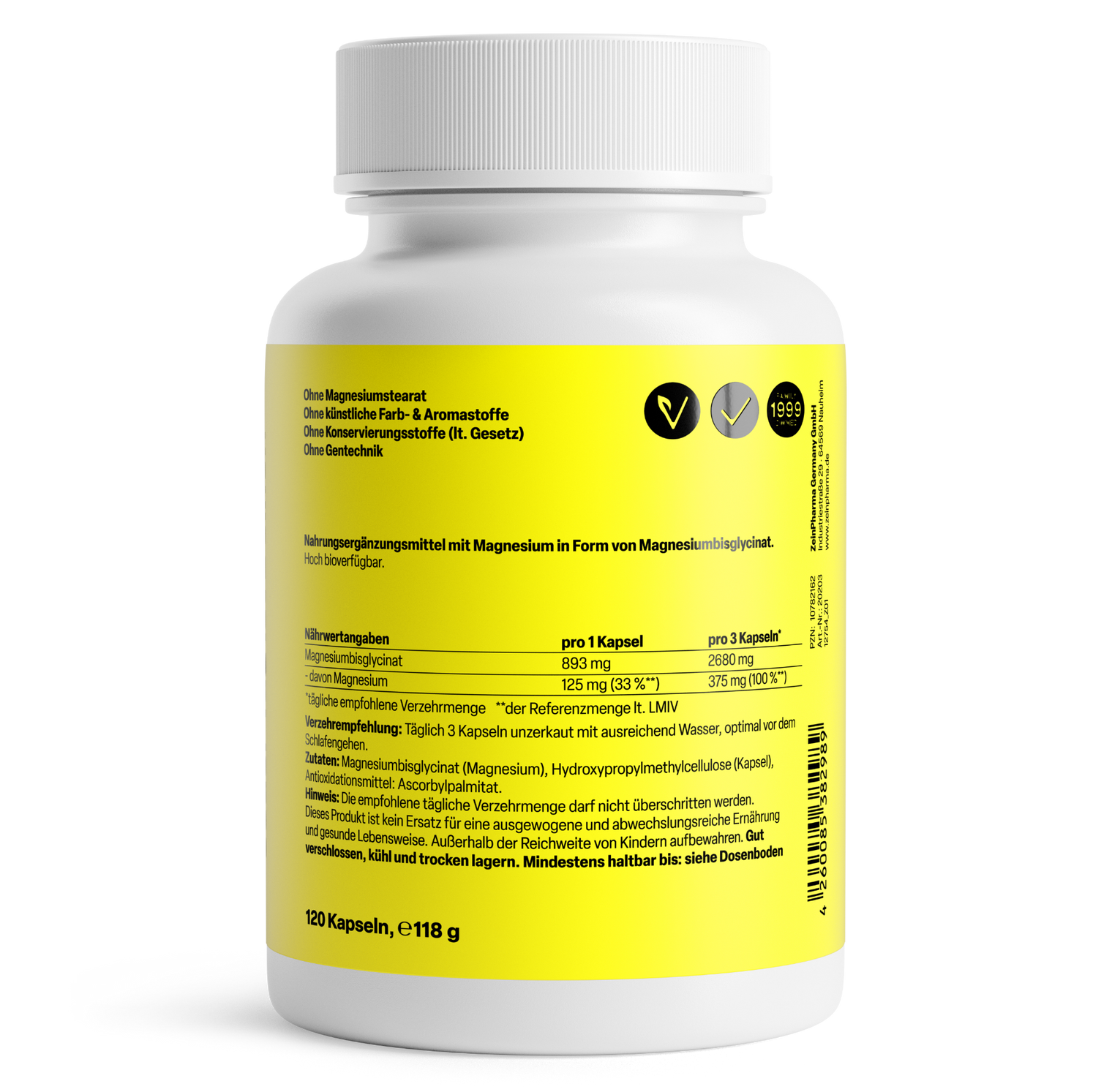 ZeinPharma Magnesium Bisglycinat