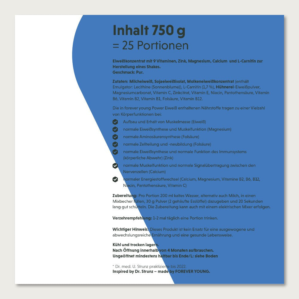 Forever Young Power Eiweiß 750g