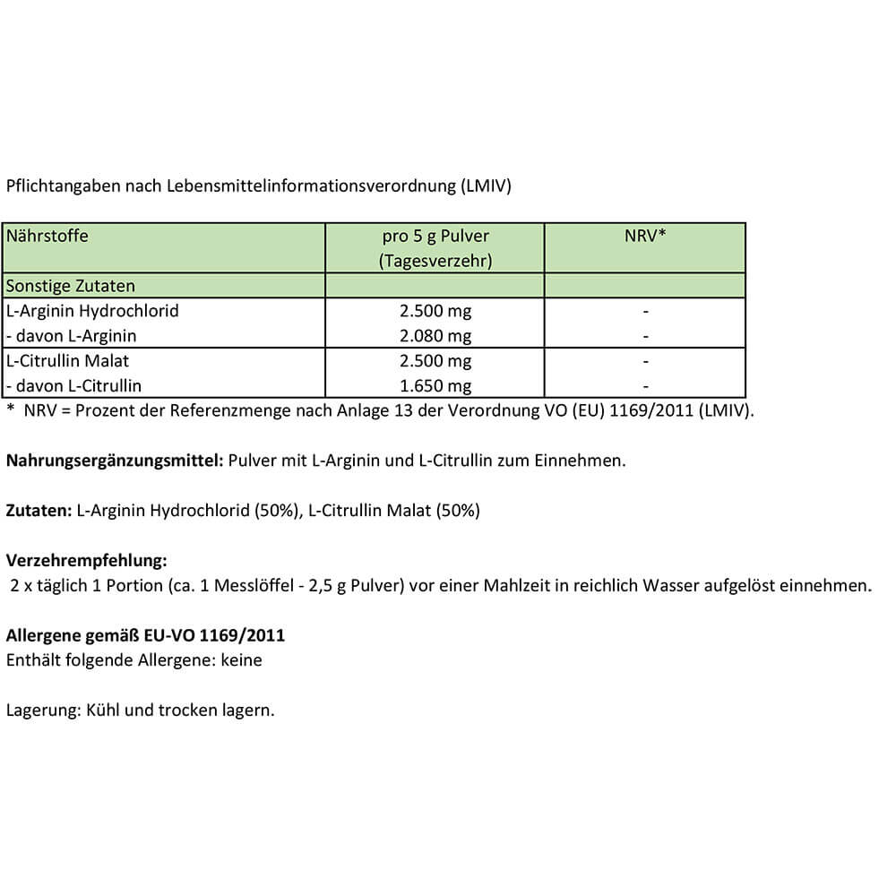 Aportha L-Arginin + L-Citrullin