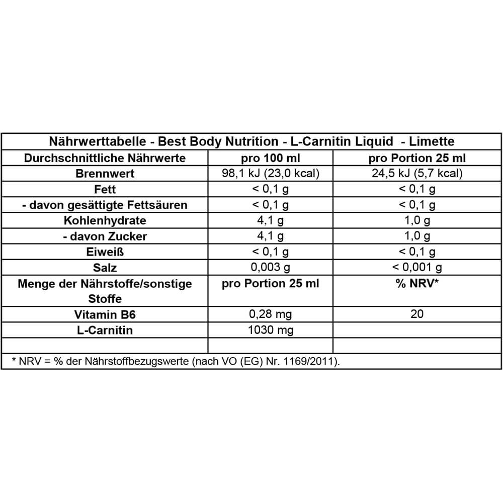 Best Body Nutrition L-Carnitin Liquid
