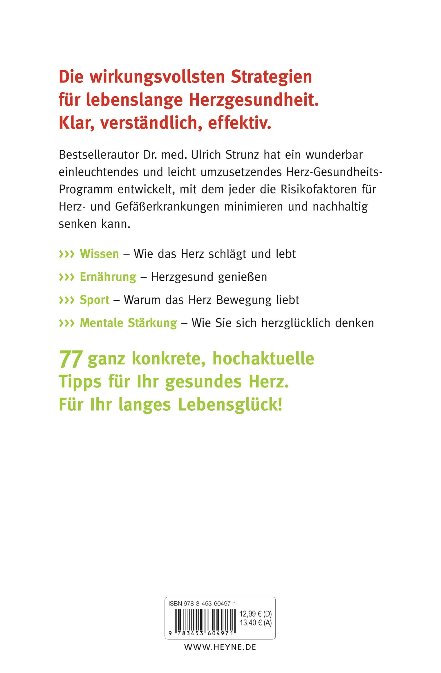 77 Tipps für ein gesundes Herz