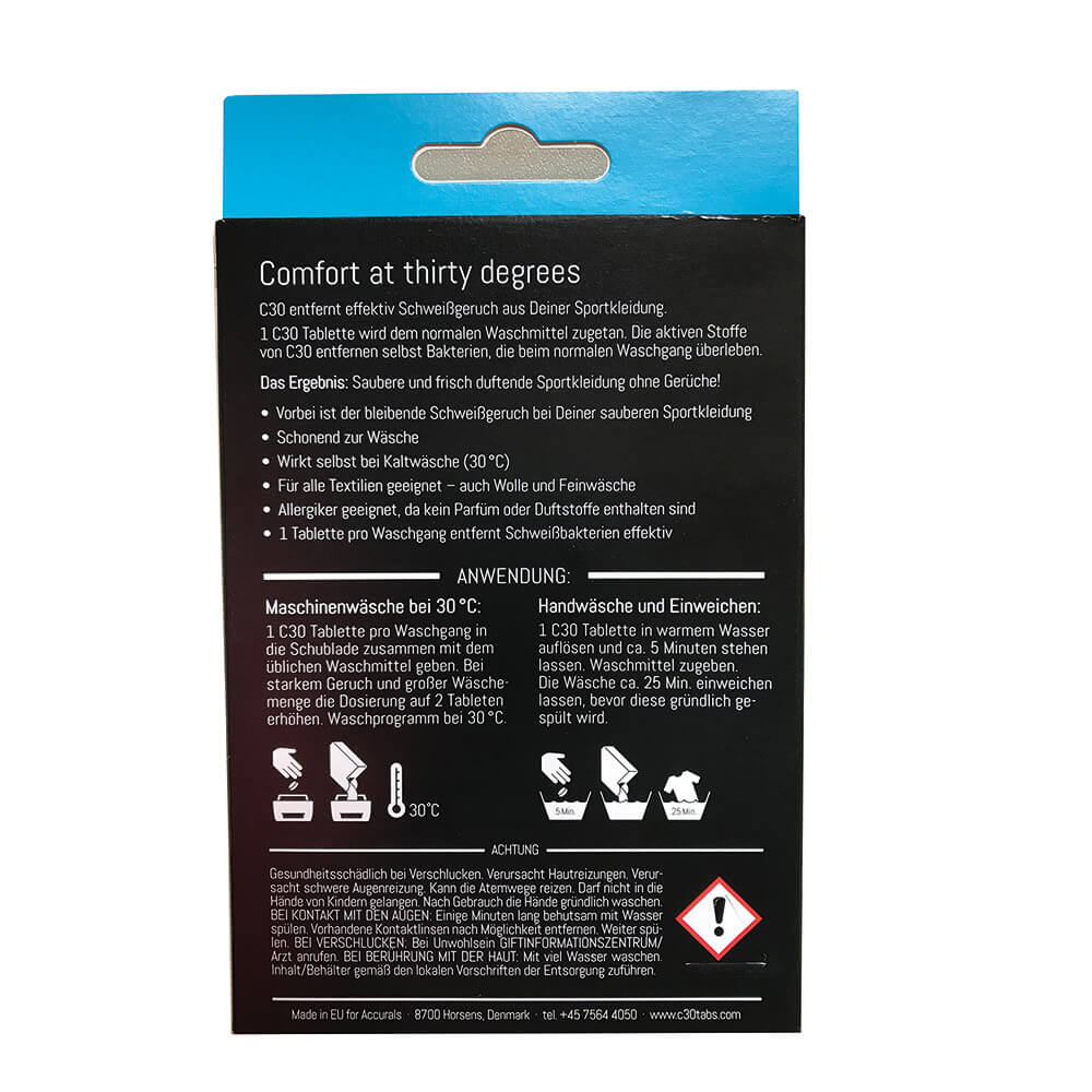 C30 Sport Hygiene Wasch Tabs