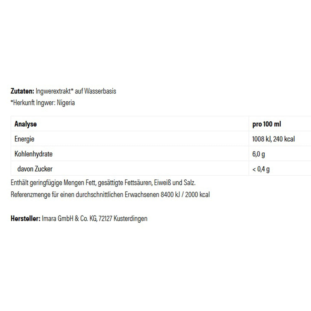 Ultra Sports Ingwerextrakt