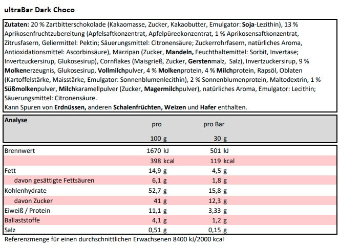 Ultra Sports Ultra Bar Riegel