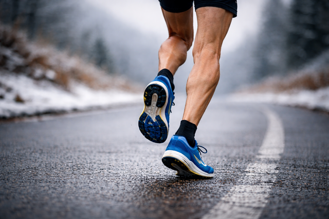 Bestzeit durch Wadenpower