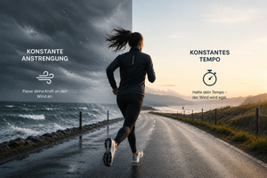 Konstante Anstrengung oder Tempo: Wie du den Wind besiegst!