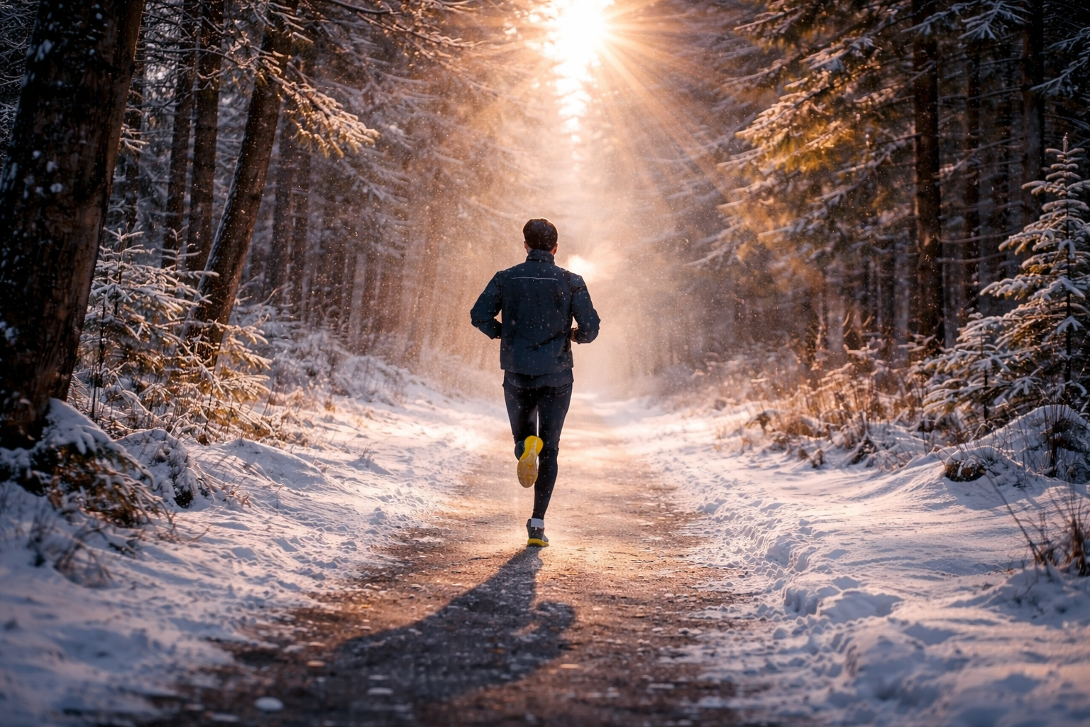 Laufen bei Kälte und Schnee