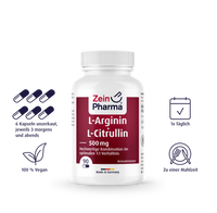 ZeinPharma L-Arginin + L-Citrullin