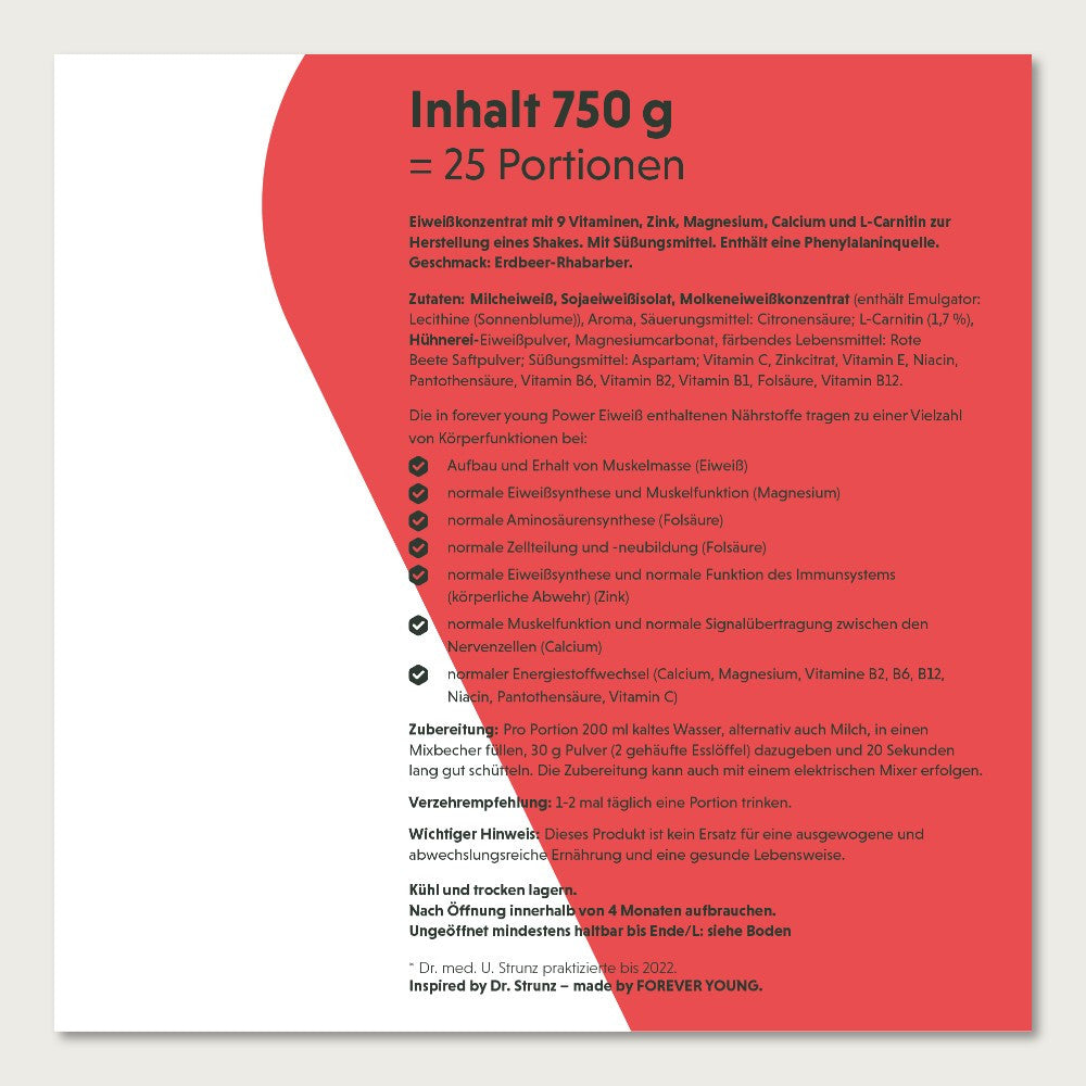 Forever Young Power Eiweiß 750g