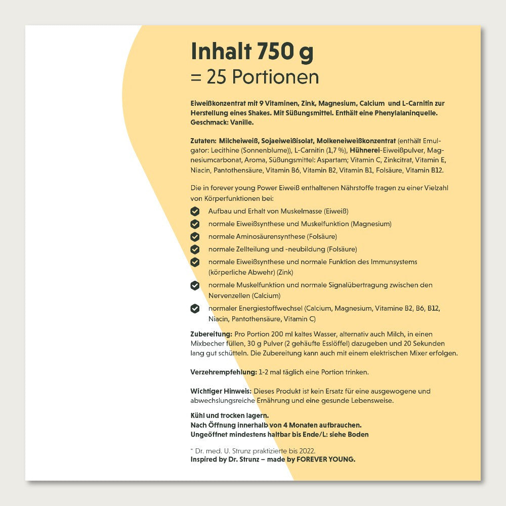 Forever Young Power Eiweiß 750g