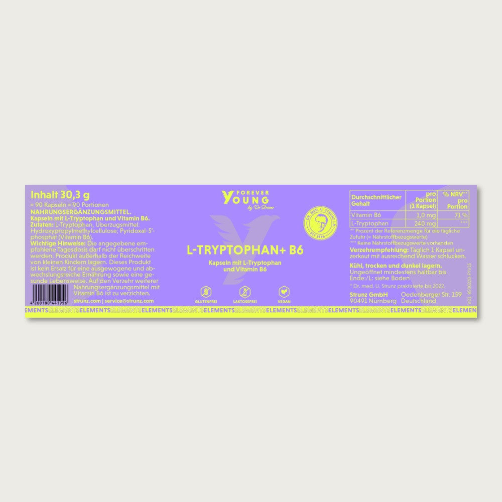 Forever Young L-Tryptophan + B6
