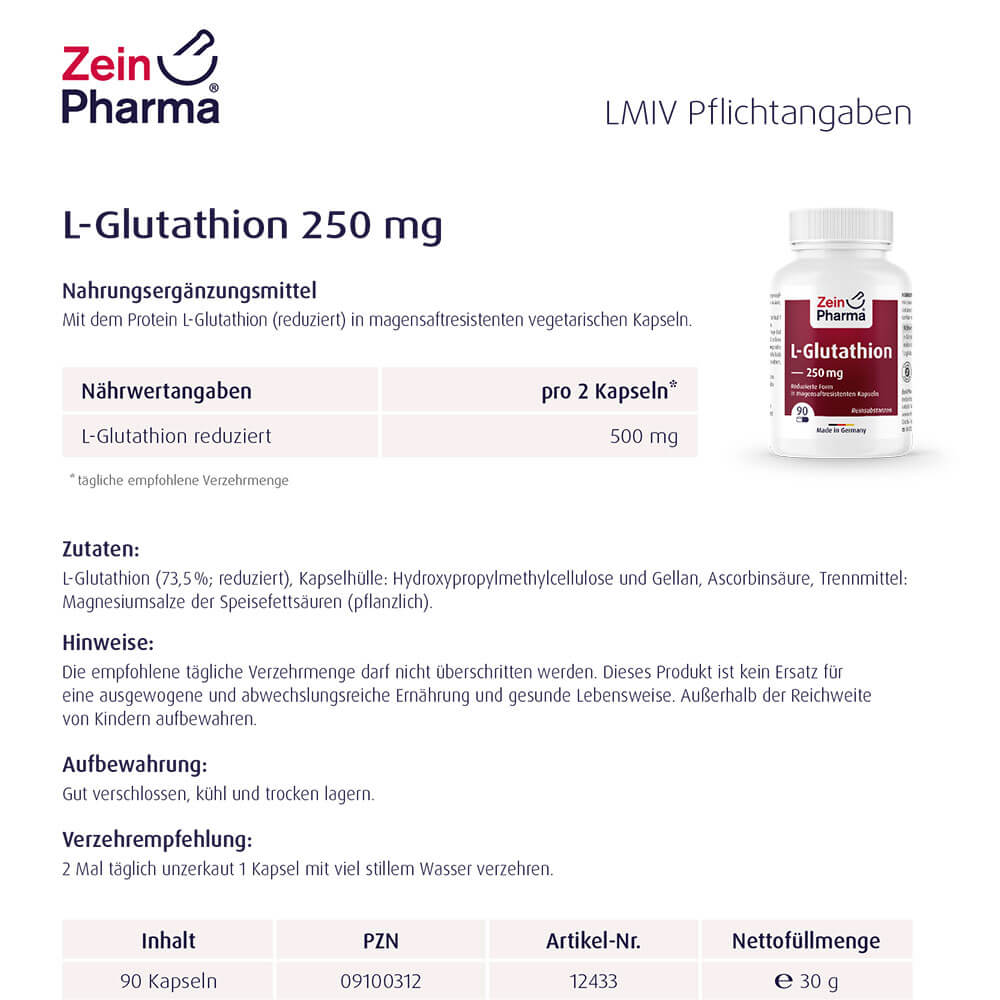 ZeinPharma L-Glutathion