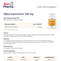 ZeinPharma Alpha Liponsäure