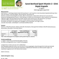 Sanct Bernhard Vitamin C + Zink
