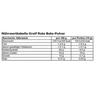 Greif 100% Rote Bete-Pulver