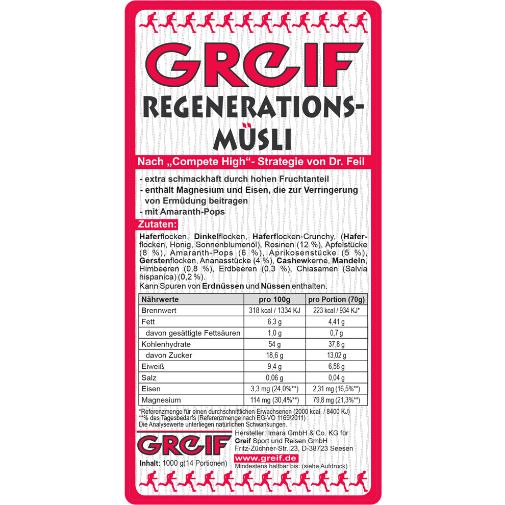 Greif Regenerations Müsli